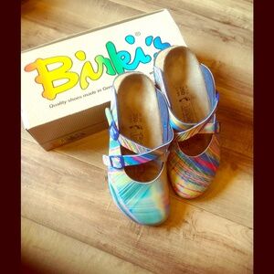 *NIB* Birki's by Birkenstock!! Multicolor Shoes!!